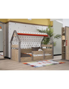 Lit enfant Modèle Montessori Hut Notre produit se compose d'impress...
