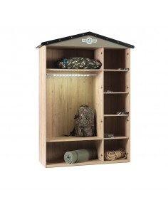 Armoire 3 portes Camp * Notre produit se compose d'impressions numé...