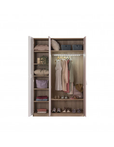 Armoire 3 portes Angel City *  Notre produit se compose de panneaux...