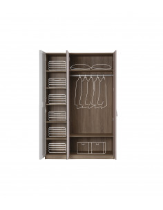 Armoire 3 portes Angel City *  Notre produit se compose de panneaux...