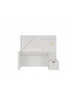 Nitro White – Bureau de Gammer  Largeur:170cm Profondeur:73cm Haute...