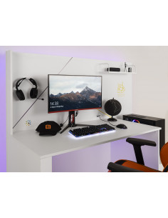 Nitro White – Bureau de Gammer  Largeur:170cm Profondeur:73cm Haute...