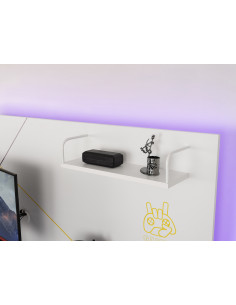 Nitro White – Bureau de Gammer  Largeur:170cm Profondeur:73cm Haute...