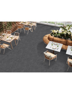 Carrelage effet béton MARLON BLACK 80x80cm  Fiche technique  Format...