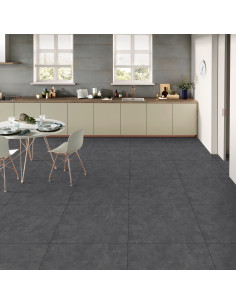 Carrelage effet béton MARLON BLACK 80x80cm  Fiche technique  Format...