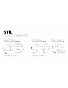 Fauteuil Stìl Le fauteuil "Stil" est un modèle moderne et élégant, ...