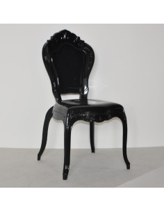 Chaises royales Crown Noir  Description Ce fauteuil haut de gamme d...