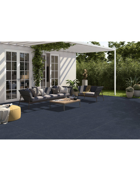 Dalle extérieur Nacre BELGIUM NERO 2.0 R11 60x60 cm