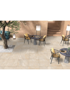 Dalle extérieur Nacre Quartzite Pearl - 2.0 R11 60x60 cm     Catégo...