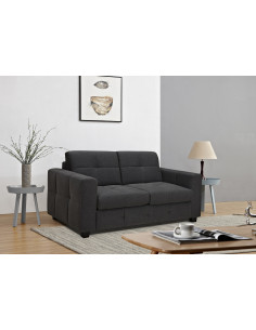 Canapé 2 Places en Tissu Convertible Modèle MIA ????️ Canapé Conver...