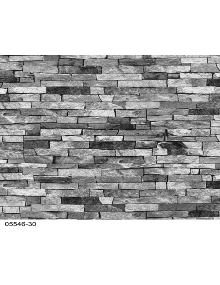 Papiers Peints Brique Gris Argent