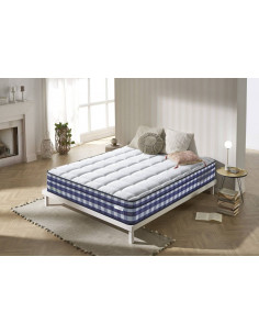 Matelas à ressort ensaché + mousse ép.30cm soutien médium soft Notr...
