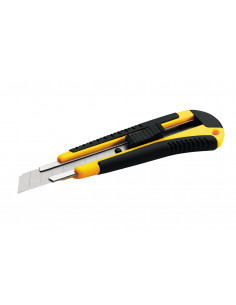 CUTTER 18 MM SOFT  Cutter 18 mm SOFTBonne prise en main, ergonomiqu...