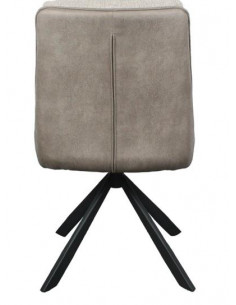 Chaise en tissu pivotante modèle BERLIN