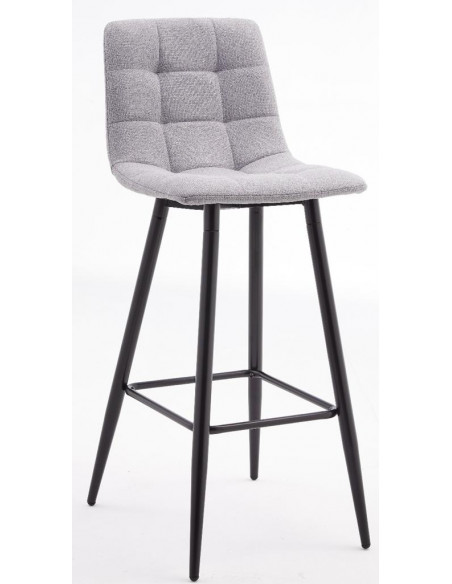 Lot de 4 chaises hautes en tissu modèle MILKA