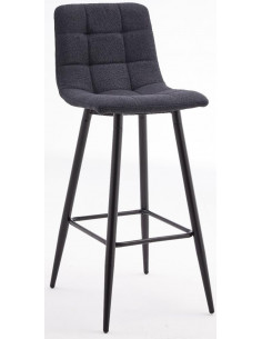 Lot de 4 chaises hautes en tissu modèle MILKA  Découvrez notre chai...