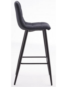 Lot de 4 chaises hautes en tissu modèle MILKA  Découvrez notre chai...