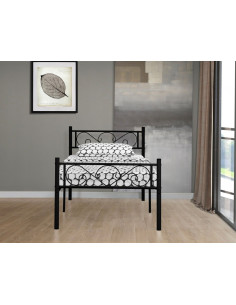 Lit avec cadre en métal modèle HOLA