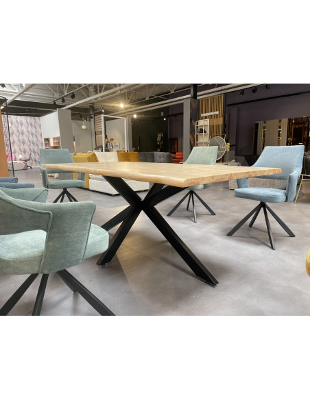 Table en Bois Massif Ébène