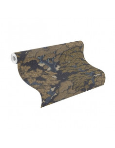 Vgi Motif Nocturne Color Bleu Or