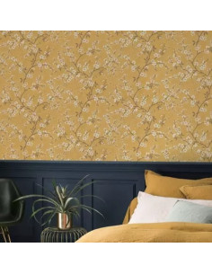 Vgi Motif Fleurs De Pommier Color Safran