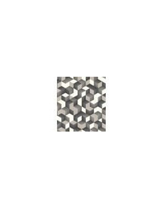 Vei Motif Cube Stries Color Gris Alu