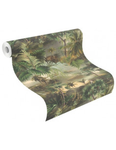 Vgi Motif Jungle Historique Color Vert