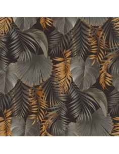 Vgi Motif Jungle Color Noir Doré