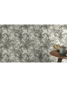 Vgi Motif Tropic XXL Color Blanc Noir