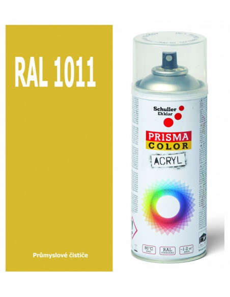 Bombe de peinture ral 1012 Prisma color jaune brillant