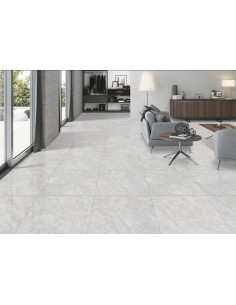 Carrelage rectifié 60x60 couleur gris modèle Bologna Grey