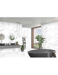 Carrelage effet marbre 60X120CM modèle MODERN STATUARIO