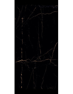 Carrelage rectifié 60x120 modèle GOLDMINES BLACK