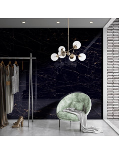 Carrelage rectifié 60x120 modèle GOLDMINES BLACK