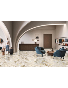 Carrelage rectifié 60X120 cm modèle MONGOLIAN GIALLO