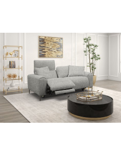 Canapé en tissu Relax électrique modèle PANDA 3 Places Découvrez le...