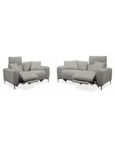 Canapé en tissu Relax électrique modèle PANDA 3 Places Découvrez le...