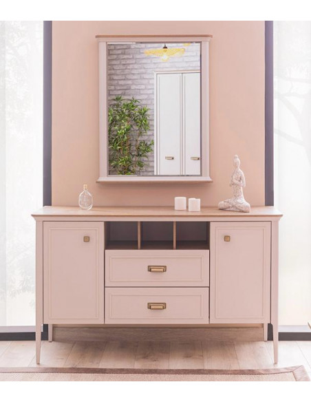 Muğla Élégance : Coiffeuse avec Miroir et Rangement Fonctionnel