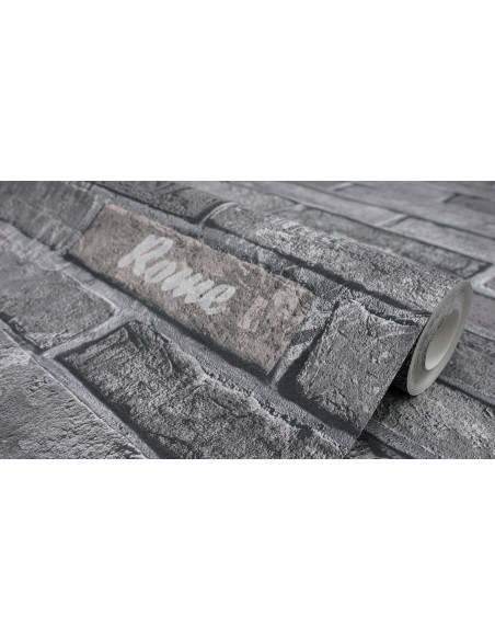 Papier Peint Effet Brique 3D - Style Industriel, 53 cm x 10,05 m