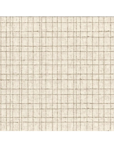 Papier Peint Effet Grille Texturée - Style Industriel Moderne, 53 cm x 10,05 m