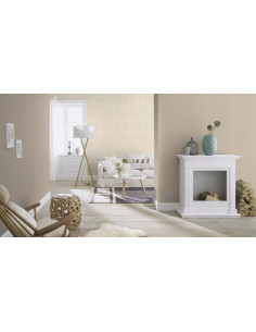 Papier Peint Effet Grille Texturée - Style Industriel Moderne, 53 cm x 10,05 m