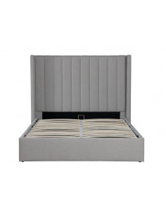 Lit Coffre Perrin en Tissu - Élégance et Rangement Pratique