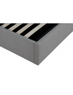 Lit Coffre Perrin en Tissu - Élégance et Rangement Pratique