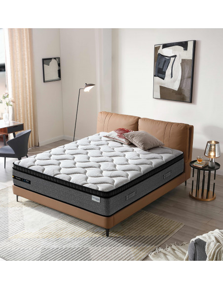 Matelas OLYMPE – 30 cm de Confort Premium avec Technologie 5 Zones &