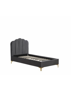 Lit Design avec sommier - Modèle Tiphanie Luxury Design Bed couleur gris