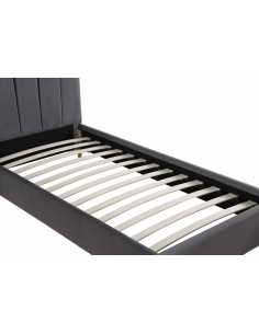 Lit Design avec sommier - Modèle Tiphanie Luxury Design Bed couleur gris