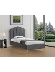 Lit Design avec sommier - Modèle Tiphanie Luxury Design Bed couleur...