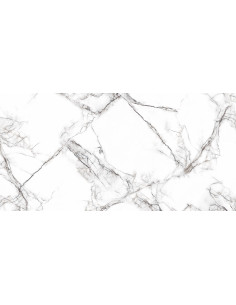 Carrelage CRACEL WHITE 60x120 Mat – L’Authenticité du Marbre Craquelé pour un Style Sophistiqué