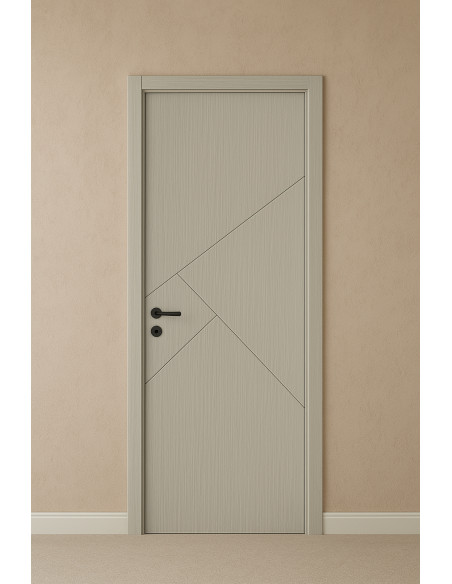 PortaLux Elegance – Porte Intérieure en MDF et Bois Massif avec Revêt