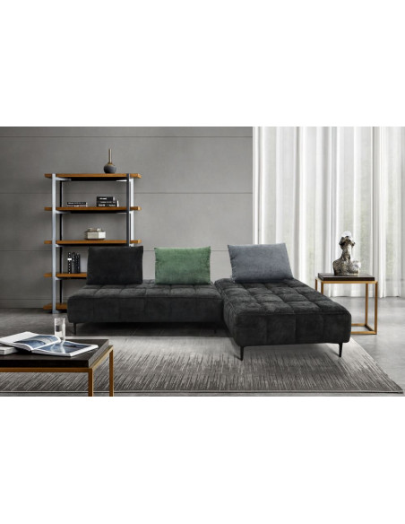 Canapé d’angle réversible SARAH – Élégance & liberté de composition